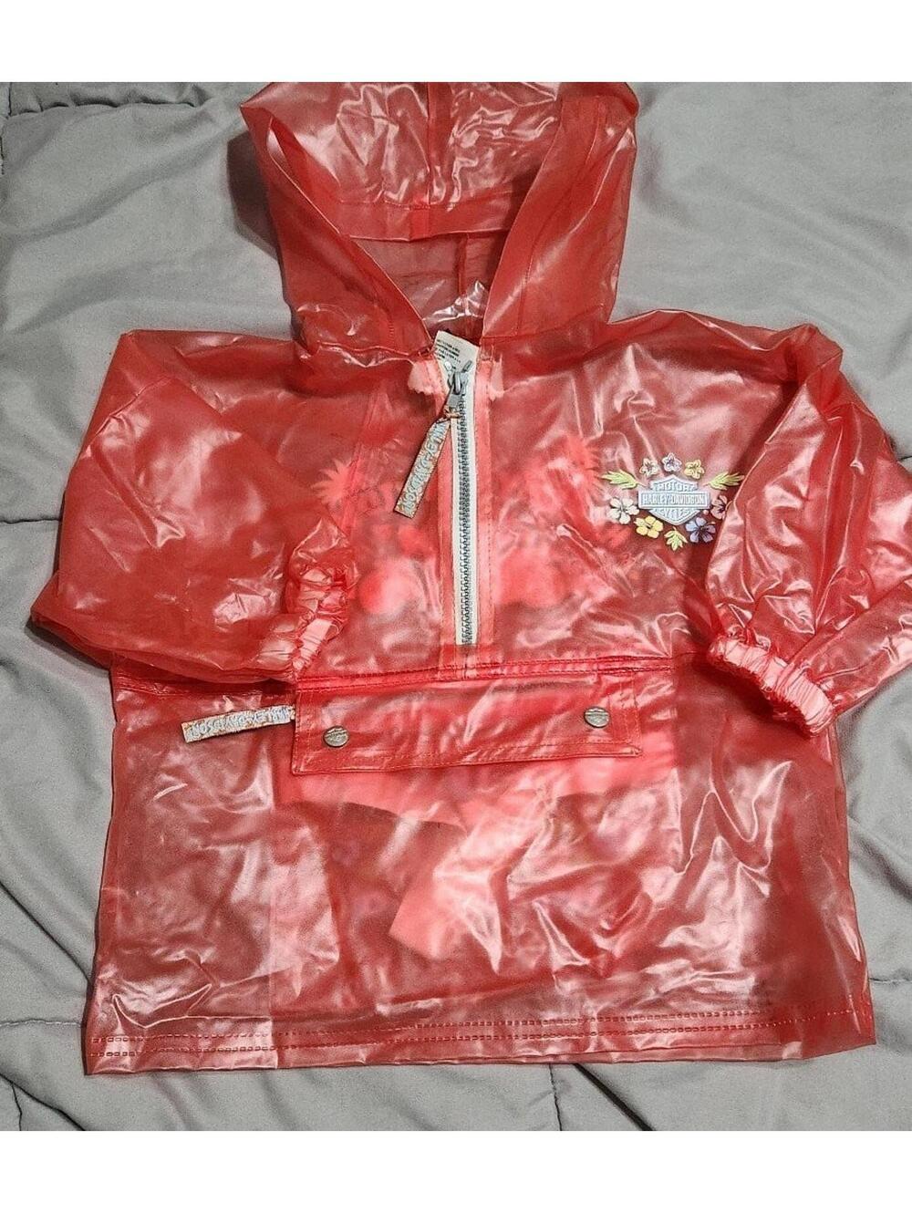 2t vintage harley davidson rain jacket